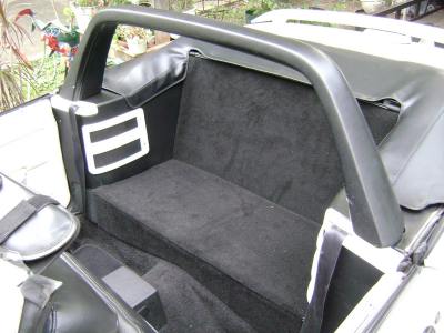 Mustang Convertible Rear Seat Delete Kit Mustang Convertible Rear Seat Delete Kit
